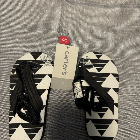 Carter's Other - Carter's Monochrome Patterned Flip Flops